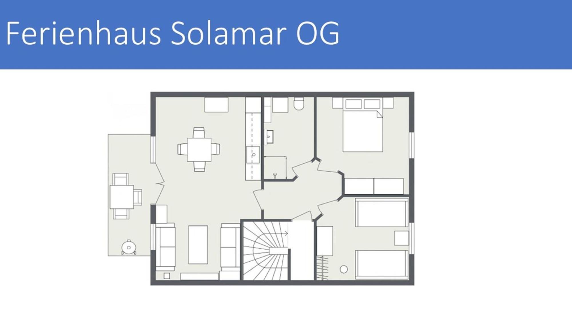 Ferienhaus Solamar Rügen FeWo OG Balkon Breege Exterior foto